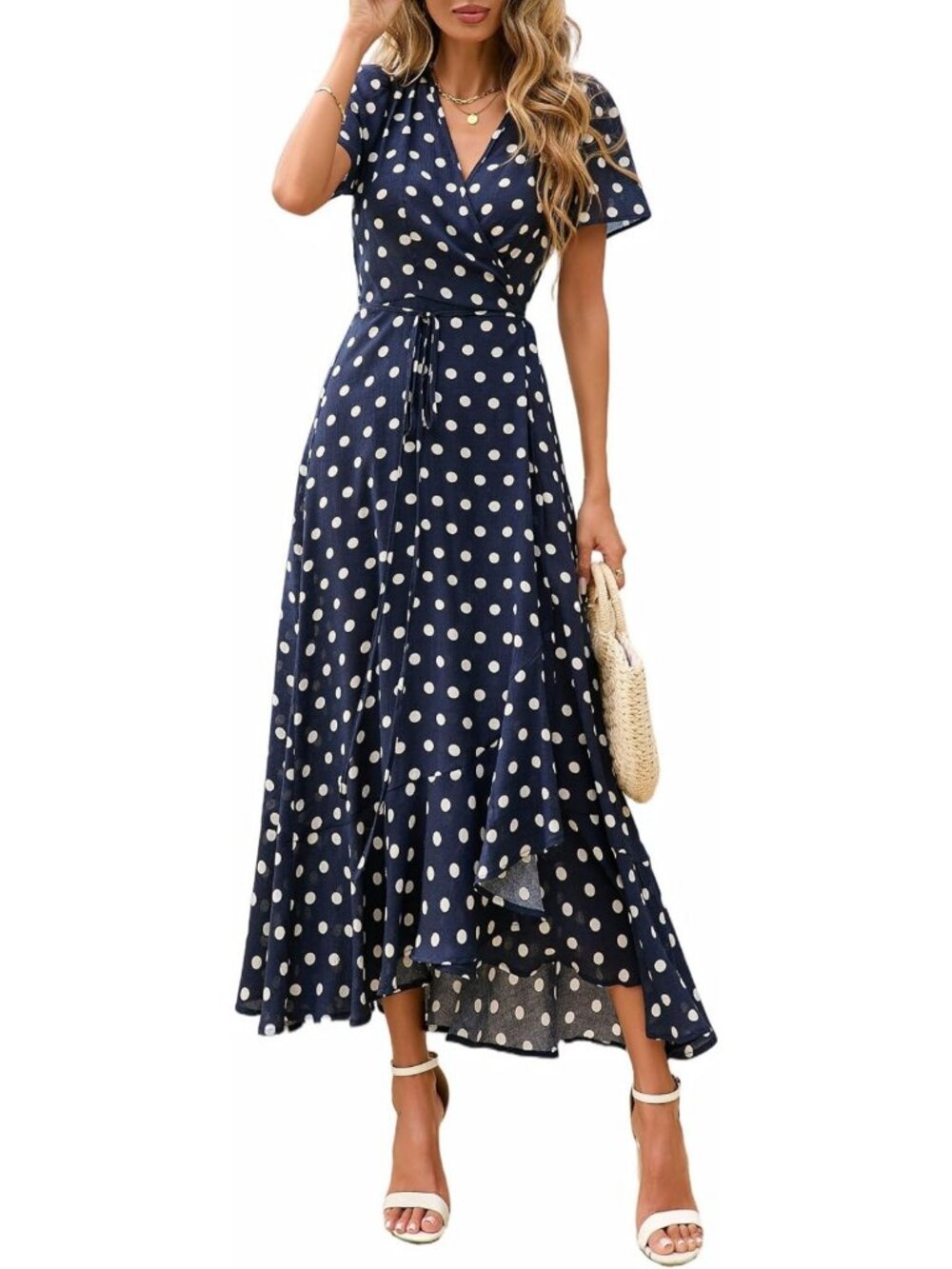 Boho Floral Summer Maxi Dress for Women - Lightweight, Flowing, Perfect for